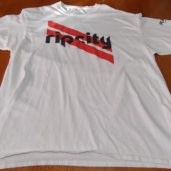 PORT&COMPANY Portland Trail Blazers RIP City White T-shirt Size Adult Xl - Picture 6 of 10